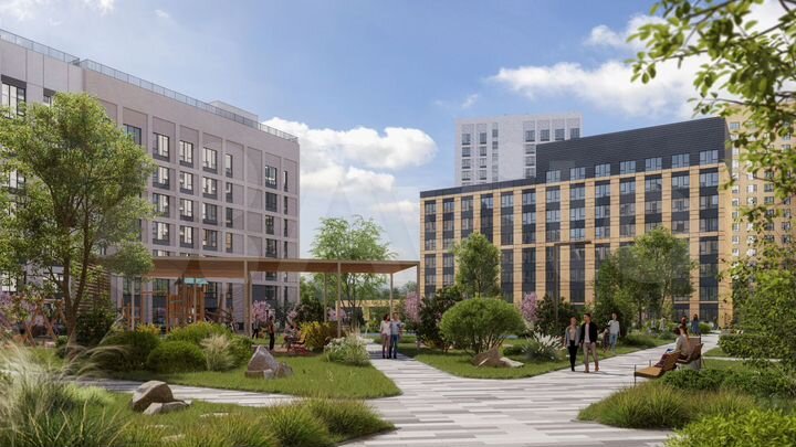 2-к. квартира, 63,2 м², 8/16 эт.