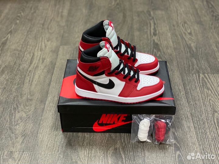 Кроссовки Air Jordan 1 Chicago (36-45)