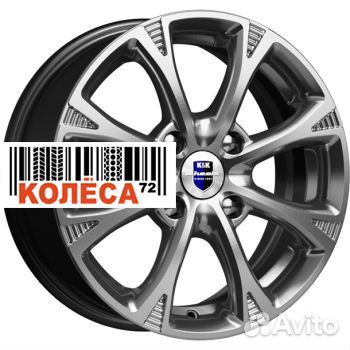 Кик Блюз 6x15 4x100 ET45 Dia56.6 Дарк платинум