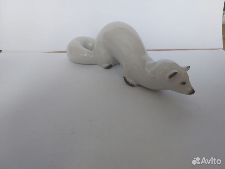 Статуэтка фарфор куница, соболь, горностай