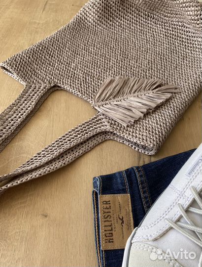 Модная авоська из рафии