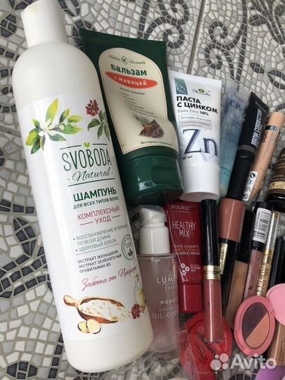 Набор б/у косметики (23 позиции) пакетом