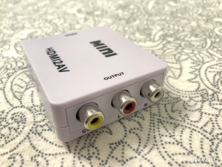 Конвертер преобразователь hdmi в avi тюльпан RCA