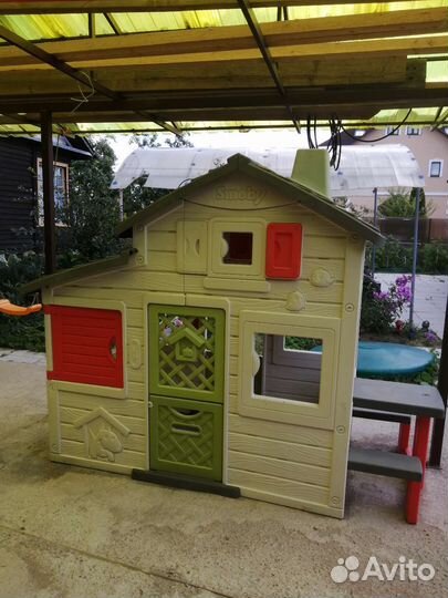 Детский домик Smoby + супермаркет в подарок