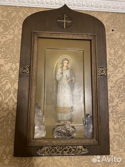 Икона Ангел Хранитель. Старая