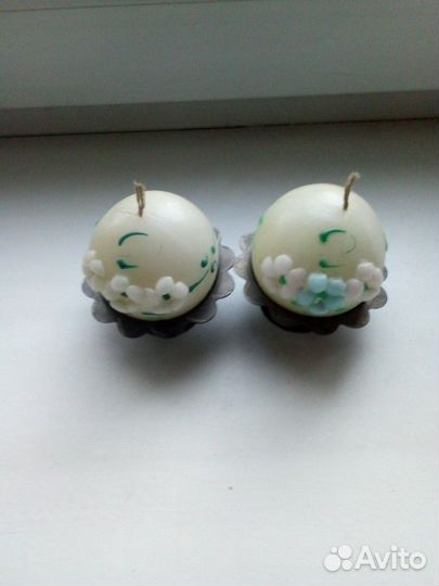 Подсвечник со свечкой