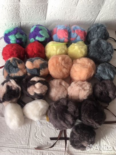 Меховой Помпон натуральный и искусственный