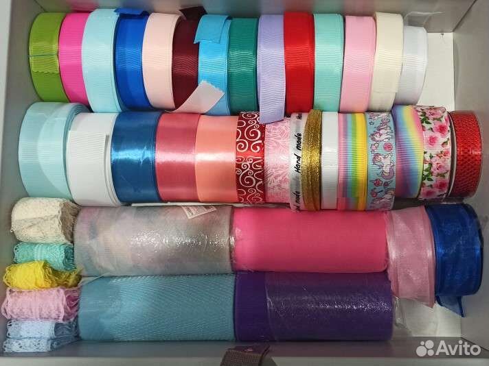 Лента репс,атлас,декор,фатин,кружево,стразы