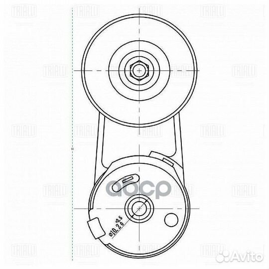 Ролик привод. ремня для а/м Chevrolet Captiva