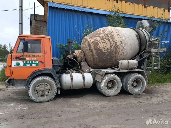 Автобетоносмеситель КАМАЗ 55111, 1989
