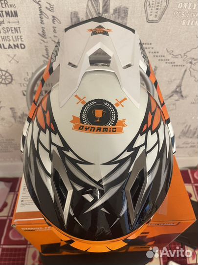 Мотошлем кроссовый KTM детский б/у размер S