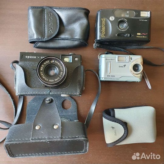 Пленочный фотоаппарат винтаж ретро polaroid