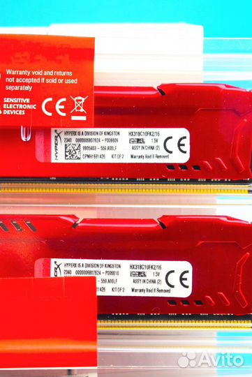 HyperX Fury DDR3 1866 мгц 16 гб