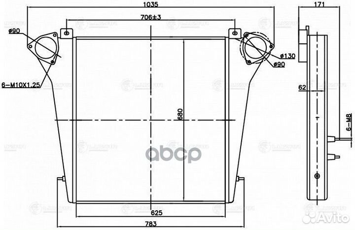 Интеркулер lric0765 luzar