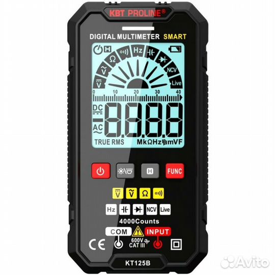 Цифровой мультиметр квт SMART KT 125В proline