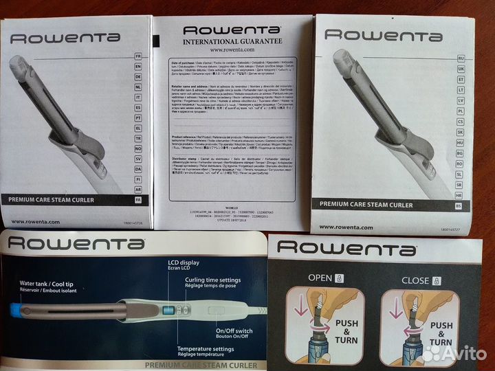 Паровая плойка Rowenta Steam Curler Для волос