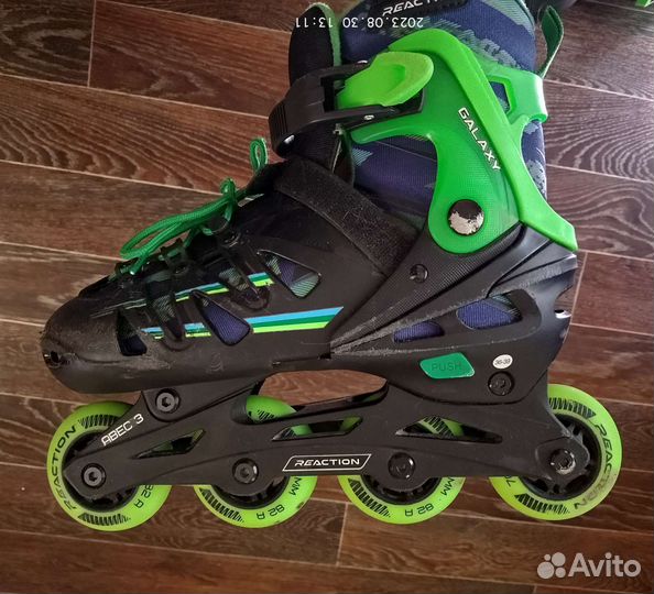 Ролики Reaction раздвижные размер 36-39