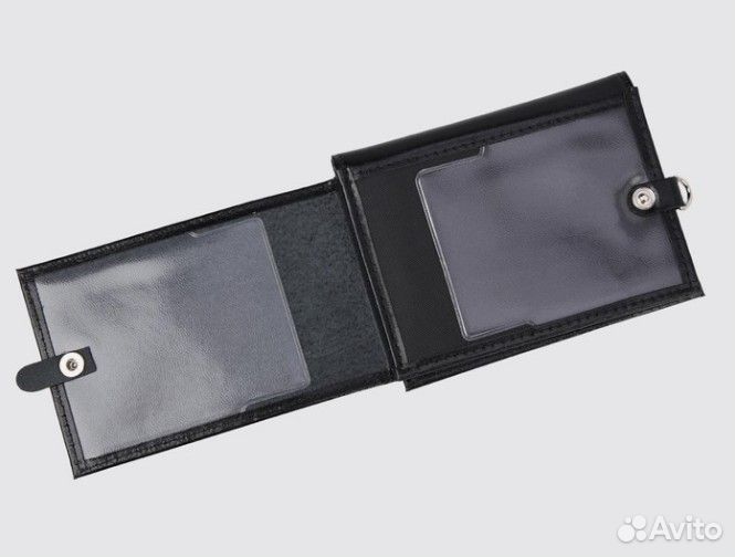 Обложка для удостоверений и автодокум. кожа Россия