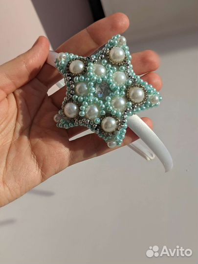 Детский ободок ручной работы