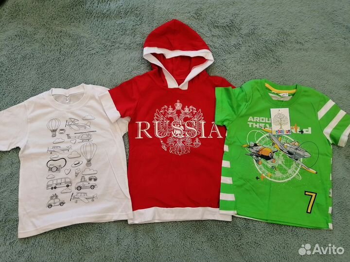 Вещи пакетом на мальчика 110-116