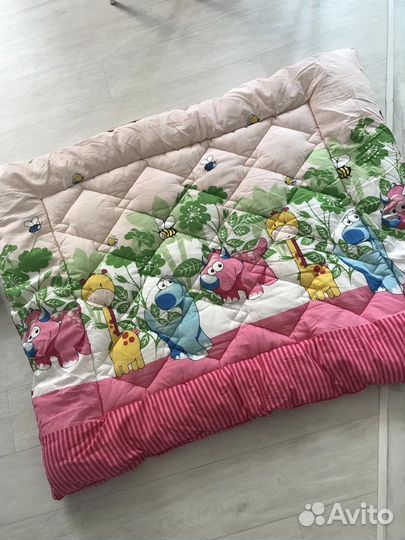 Матрас 60*120 + подушка и одеяло для малышей