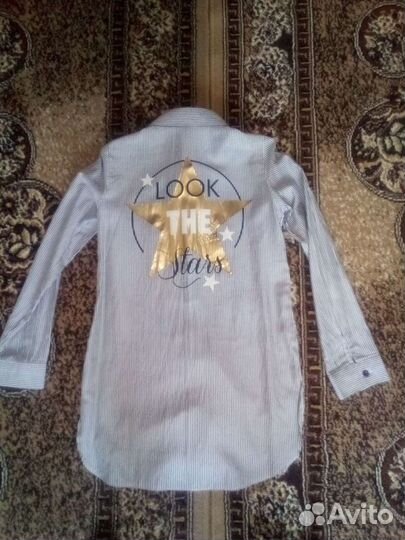 Рубашка на девочку рост до 164 см