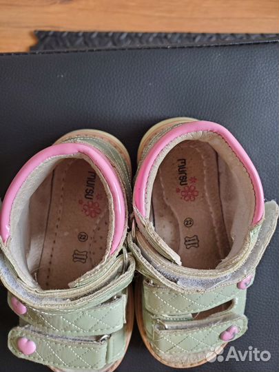 Босоножки для девочки 22 размер 14 см