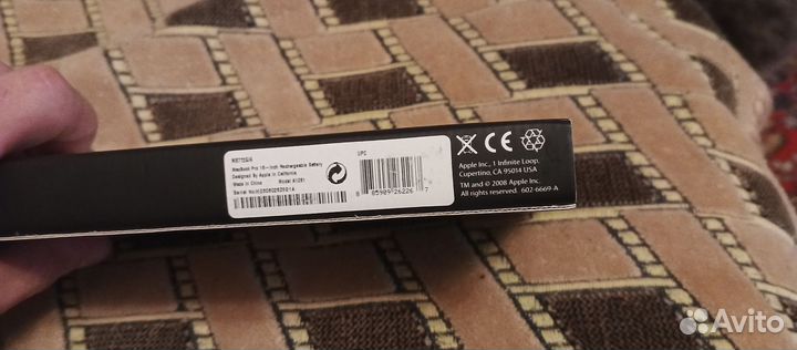 Батарея на MacBook Pro 15 -inch