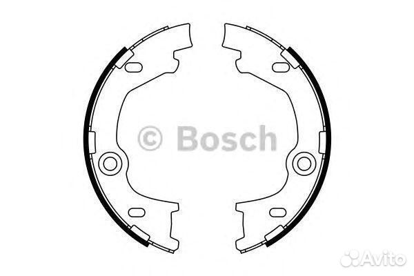 Колодки ручника Bosch, 0986487777