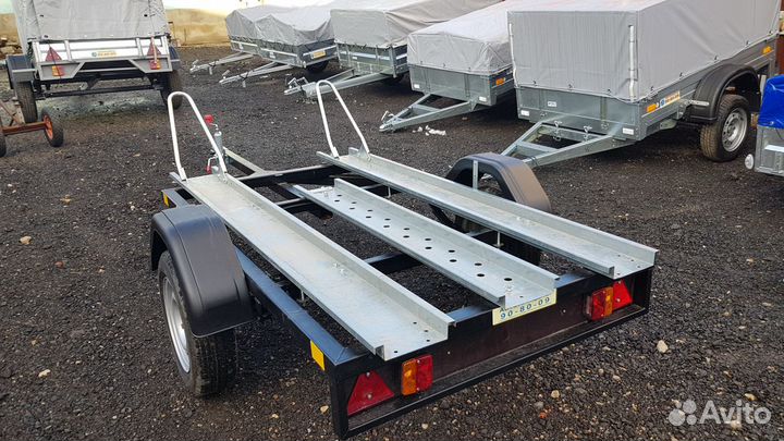 Прицеп для перевозки 2 мотоциклов