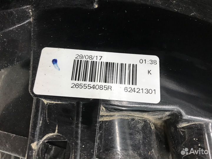 Б/У фара (фонарь, оптика) задний левый Renault