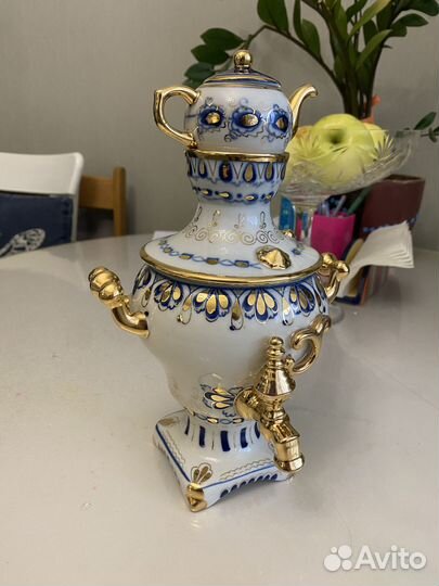 Самовар Гжель СССР