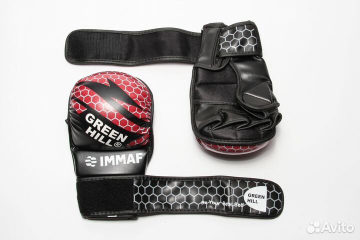 Перчатки крабы green hill Red