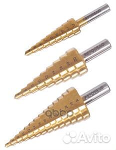 Сверло ступенчатое по металлу 4.0-12.0 мм Р6М