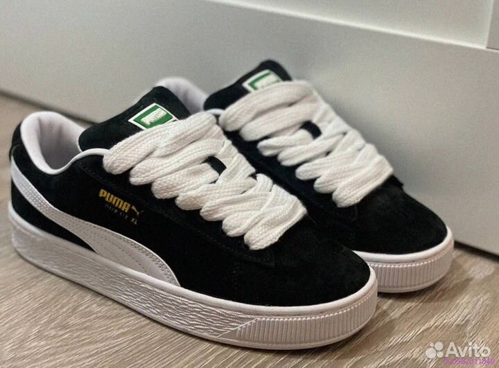 Кроссовки мужские Puma Suede XL “Black White “