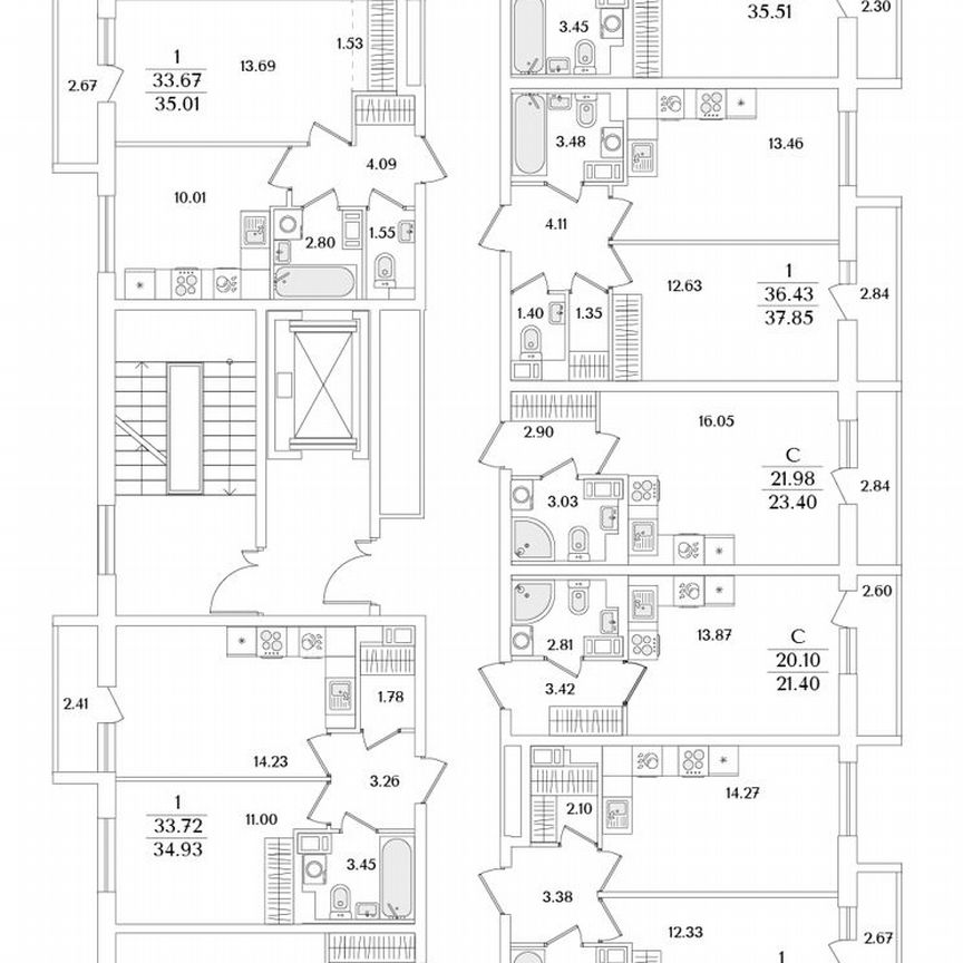 Квартира-студия, 20 м², 7/9 эт.