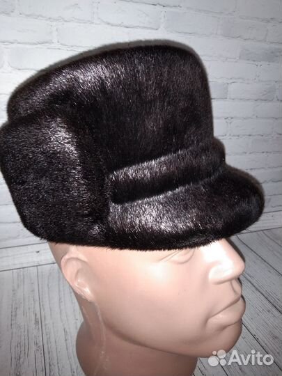 Меховая мужская кепка
