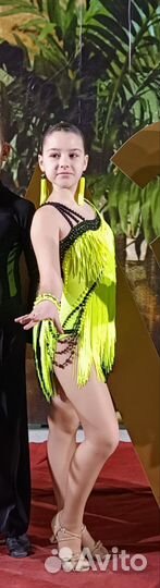 Платье для бальных танцев латина ю1