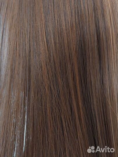 Парик длинный коричневый