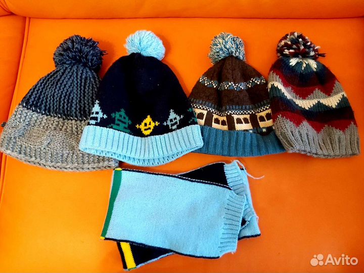 Шапки детские для мальчика 52-53