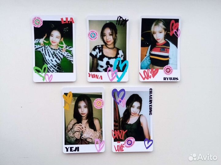 Карты k-pop группы Itzy