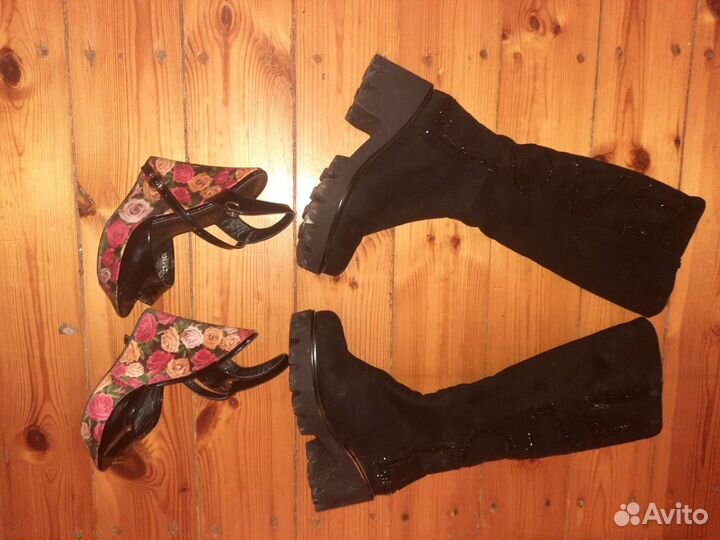 Сапоги женские з6 размер,отдам за 1200