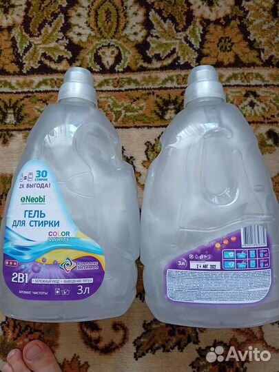 Гель для стирки Био2 и Neobi 3 литра