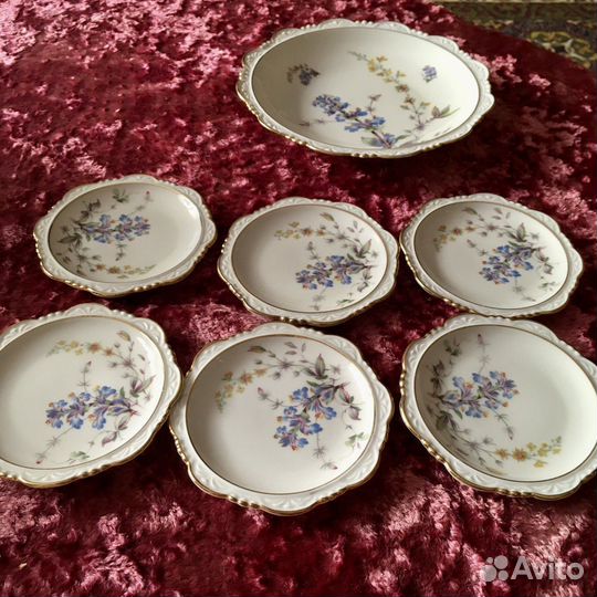 Винтажные фарфоровые тарелки Германия