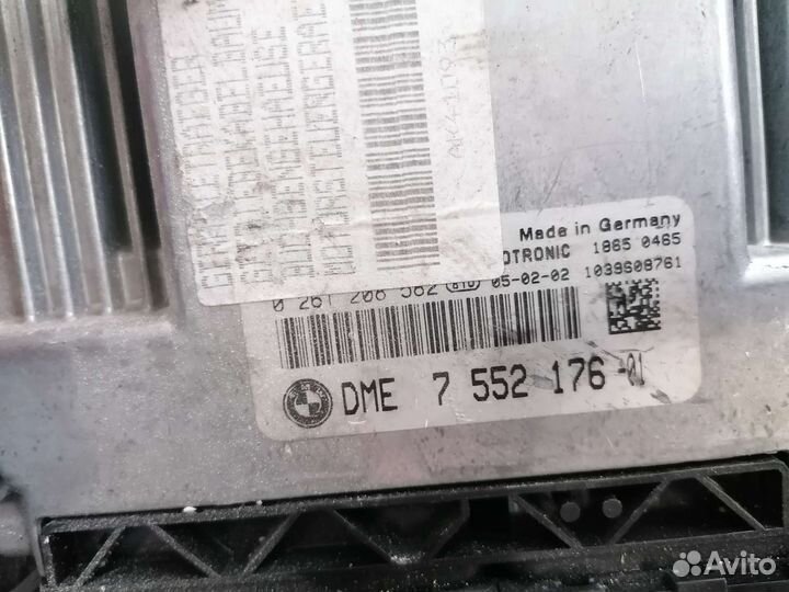 Блок управления двигателем BMW 3 E90 мозги N46B20