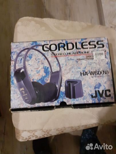 Беспроводные наушники JVC стерео бу