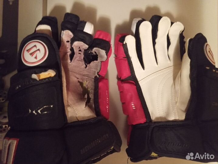 Замена ладошек на хоккейных крагах