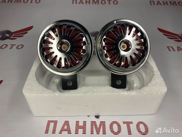 Сигнал звуковой 12в (хромированная решетка)