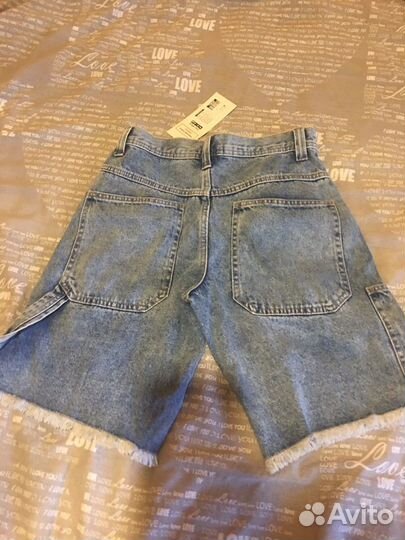 Женские джинсовые шорты, бермуды новые