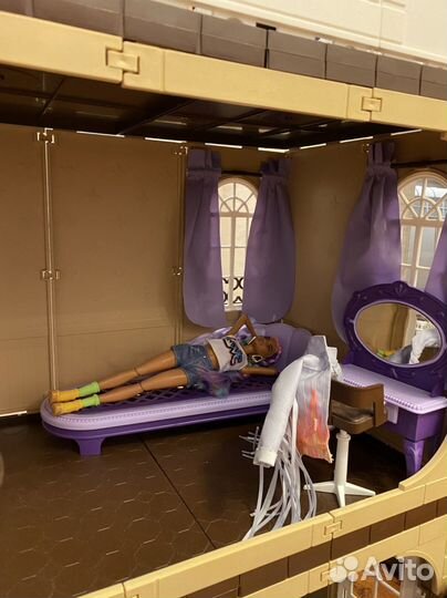 Дом для кукол коттедж с мебелью